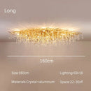 DecorBites™ Gloss Light Luxury Crystal Ceiling Chandelier for Living Room & Dining Room