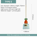DecorBites™ Glass Pendant Lights for Kitchen Dining Room Island Chandeliers