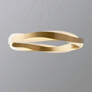 DecorBites™ Elegant Black Circle Chandeliers | Luxury Acrylic Pendant Light for Home Living Room
