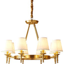 DecorBites™ Copper American Chandelier: Luxury Modern Living Room, Dining Room, Bedroom Light
