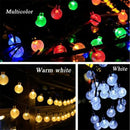 DecorBites™ Crystal Fairy Solar String Lights: 8 Modes Waterproof Outdoor Patio Decor.