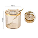 DecorBites™ Acrylic Seasoning Jar Set with Tray - Kitchen Storage Organizer