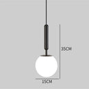 DecorBites™ Golden Glass Balls Chandelier Ceiling Light for Elegant Home Decor