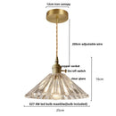 DecorBites™ Glass LED Pendant Light Chandelier for Modern Home Decor