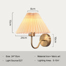 DecorBites™ Cloth Lampshade LED Wall Lamp for Bedroom & Living Room Decor