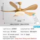 DecorBites™ 58" Modern LED Ceiling Fan Light Strong Winds for Living Room & Restaurant
