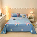 DecorBites™ Cartoon Print Flannel Sofa Cover – Lightweight Plush Blanket for Adults