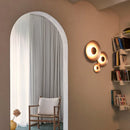 DecorBites™ Ginger Round Wall Lamp: Nordic Design Loft Lamp for Bedroom, Office, Aisle