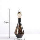 DecorBites™ Leopard Print Glass Vase: Creative Flower Arrangement for Aesthetic Room Decor