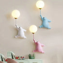 DecorBites™ Kids Bear Moon Wall Lamp | 3D Printed Bedroom Interior Light