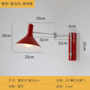 DecorBites™ Cream Wind Wall Lamp LED E27 Swing Arm Telescopic Staircase Bedside Reading