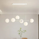 DecorBites™ French White Pendant Chandelier Light Set with E27 Bulb for Elegant Décor