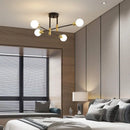 DecorBites™ Industrial Sputnik Chandelier Semi Flush Ceiling Light for Kitchen Dining Bedroom