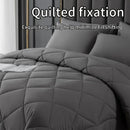 DecorBites™ Cozy Quilt Set: Soft & Breathable Queen/King Size Comforter with Duvet & Pillowcase