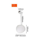 DecorBites™ Glass Ball LED Pendant Light - White Nordic Hanging Fixture