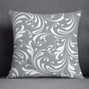 Geometric floral print gray & white pillow case living room decor