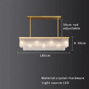 DecorBites™ Elegant Crystal Glass Chandelier for Luxury Home Decor