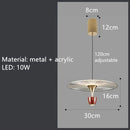 DecorBites™ LED Acrylic Pendant Lights for Dining Room, Bar, and Bedside