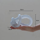 DecorBites™ Geometric Glass Twine Knot Ornament Home Decor