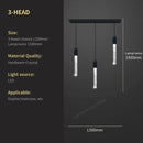 DecorBites™ Crystal Bubble Chandelier Pendant Light - Modern Staircase Hanging Fixture