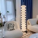 DecorBites™ Cream Sugar Gourd Floor Lamp for Elegant Living Room and Bedroom Ambience
