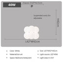 DecorBites™ Glass Ball Milky White Chandelier for Home Decor Fixture