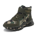 Winter Snow Boots For Children 2024 Trend Fashion Plush Camouflage Sneakers Thick Warm Teenager Faux Fur Boots For Kids