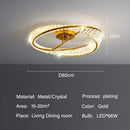 DecorBites™ Crystal LED Ceiling Lights for Modern Luxury Dining Room Decor
