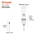 DecorBites™ Crystal LED Pendant Light: Luxury Lighting Fixture for Living Room, Bedroom, Hotel & Shop