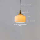 DecorBites™ Japanese Style LED Pendant Lamp Copper Glass Hanging Light Fixtures