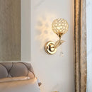 DecorBites™ Crystal Wall Lamp: Elegant E27 Socket Fixture for Bedside, Porch, or Hallway Decor