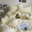 DecorBites™ Cotton Bedding Set with Comforter Cover, Sheet, and Pillowcase Set