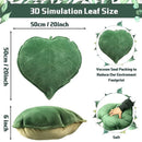 DecorBites™ 3D Leaf Shaped Throw Pillows for Living Room Sofa Couch Decor