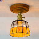 DecorBites™ Glass Copper LED Ceiling Lamp Modern Style for Home Decor and Restaurant