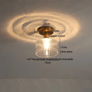 DecorBites™ Glass LED Ceiling Light for Corridor Balcony Modern Indoor Lighting