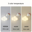 DecorBites™ Kids Airplane Wall Light with Rainbow Kite Design