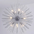 DecorBites™ Geometric Ball Chandelier: Modern LED Lighting for Living Room & Dining Room