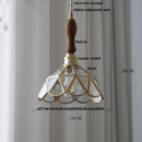 DecorBites™ Butterfly Glass Flower LED Pendant Lamp – Tiffany Style Adjustable Hanging Lamp