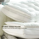 DecorBites™ Double Layer Fiber Pillow: Soft & Fluffy Hotel Adult Neck Pillow for All Sleepers