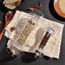 DecorBites™ Acrylic Manual Pepper Grinder | Transparent Salt and Spices Mill Shaker
