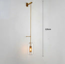 DecorBites™ Gold Glass Wall Sconce Light Fixture for Home Hotel Bathroom Decor