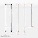 DecorBites™ Geometric Iron Pendant Lights for Dining Bedroom Cafe Indoor Decor