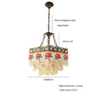 DecorBites™ French Brass Crystal Ceiling Chandelier | Classic European Hanging Lamps