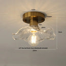 DecorBites™ Glass LED Ceiling Lamp Iron Base Nordic Modern Simple Design