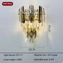 DecorBites™ Gold Crystal Chandelier: Luxury Lighting for Dining Living Bedroom Kitchen Island