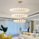 DecorBites™ LED Acrylic Chandelier for Living Room Bedroom Hall Pendant Lamps