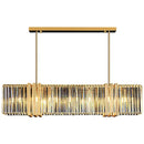 DecorBites™ Luxe E14 LED Crystal Pendant Chandelier: Elegant Dining Room Lighting