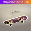DecorBites™ Kids Skateboard LED Ceiling Light for Modern Children's Rooms