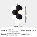 DecorBites™ Abstracta Pendant Lamp: Stylish Designer Fabric Chandelier for Home, Office, and Dining Space