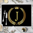 DecorBites™ Kitchen Table Mats Set of 4, 42*32cm, Cotton Linen Coasters for Dining Home Decor